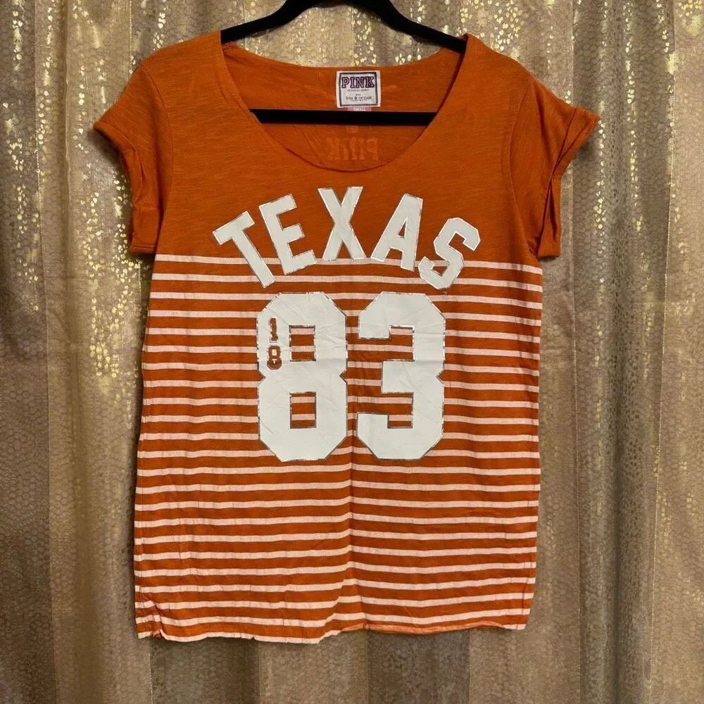 PINKโVictorias Secret 5th & Ocean Orange Texas Longhorns Small Top